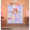 Winx Club Zebra Perdesi